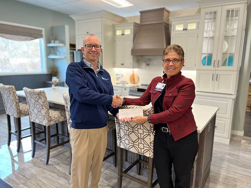 Northeast Flooring & Kitchens Makes Donation to the Northeast Connecticut Cancer Fund of Day Kimball Healthcare